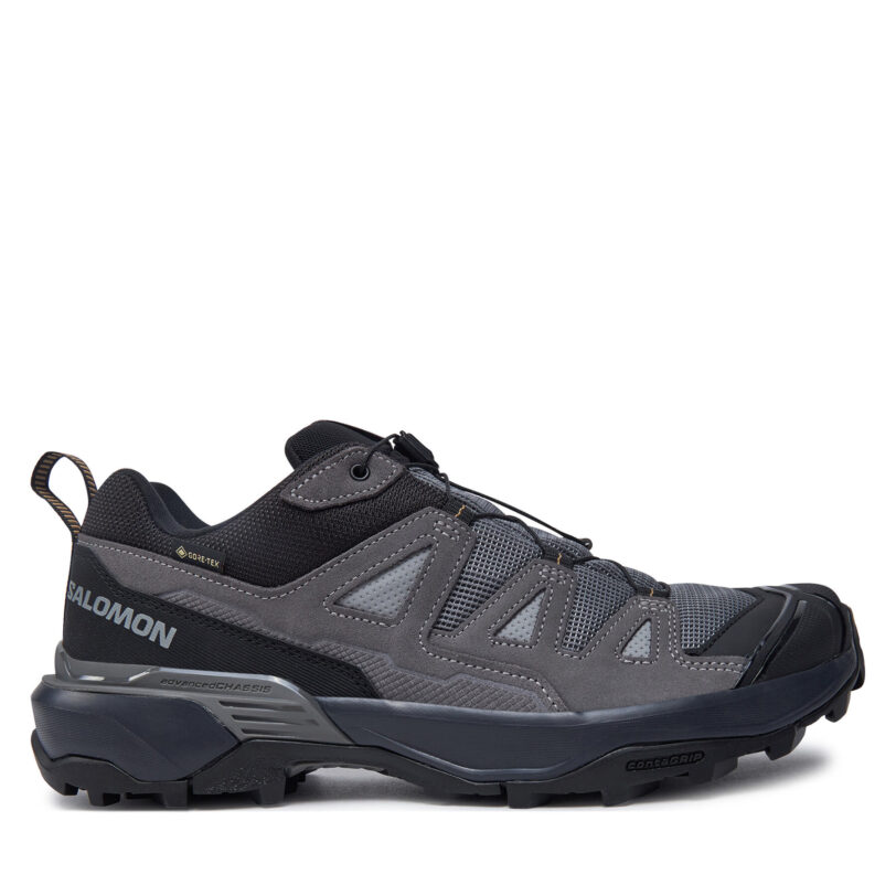 Сникърси Salomon X Ultra 360 Leather Gore-Tex L47571400 Сив цвят на ниска цена