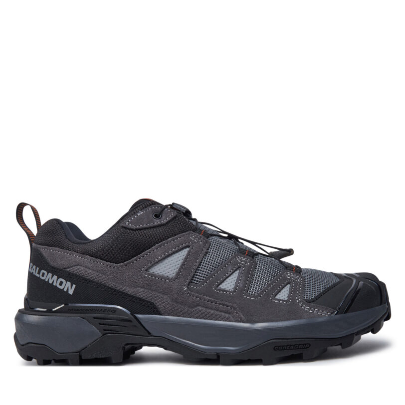 Сникърси Salomon X Ultra 360 Leather L47571700 Сив цвят на ниска цена