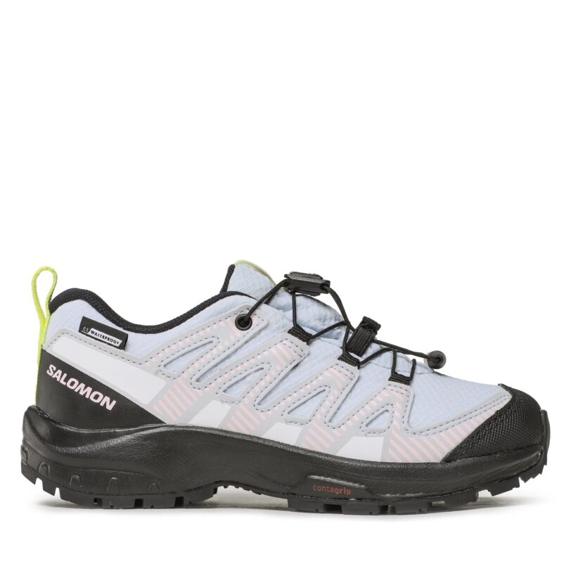 Сникърси Salomon Xa Pro V8 Climasalomon™ Waterproof L47126400 Син цвят на ниска цена