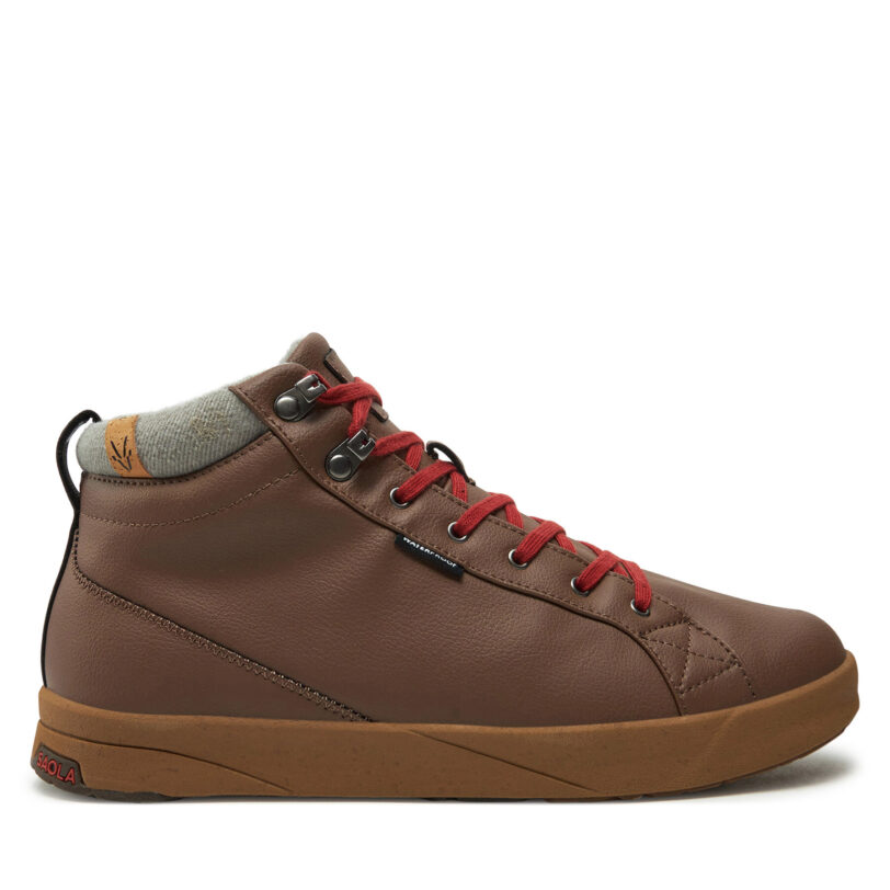 Сникърси Saola Bergen waterproof Warm SAO2118 Кафяв цвят на ниска цена
