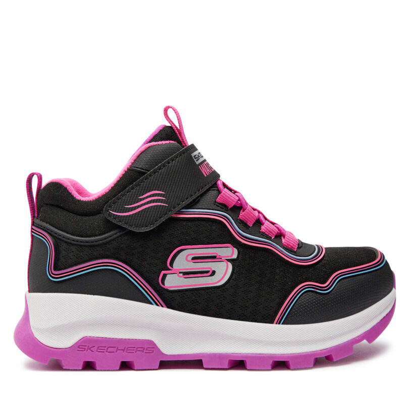 Сникърси Skechers 303451L/BKMT Черен цвят на ниска цена