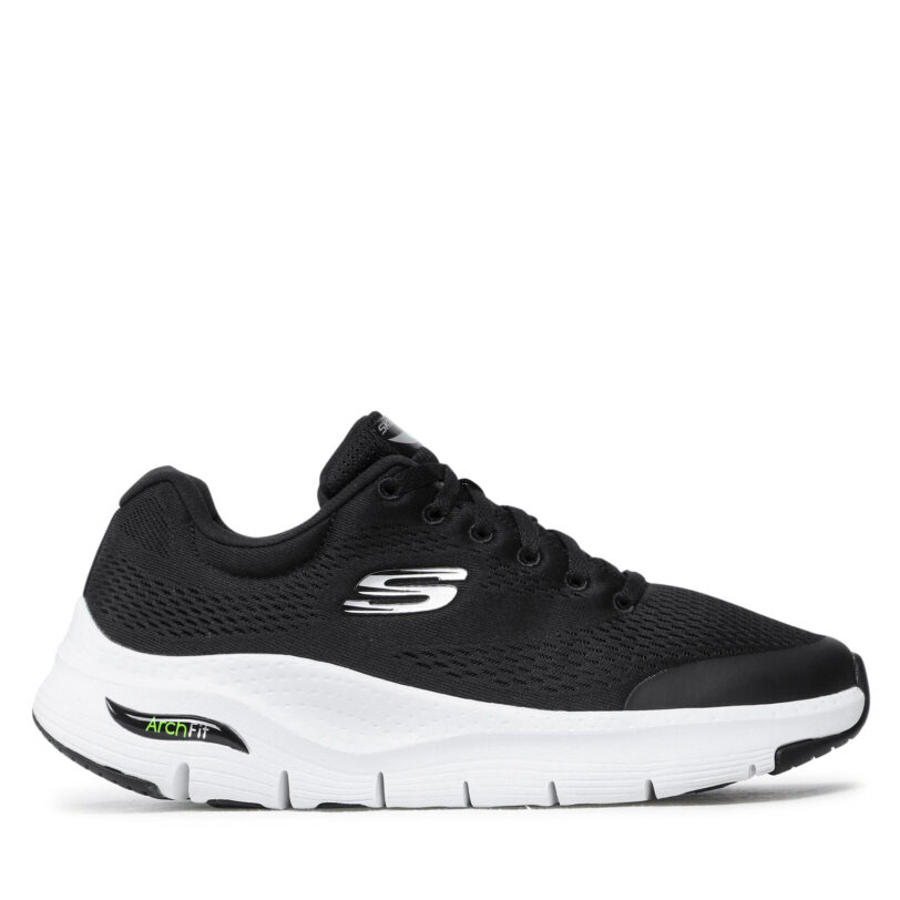 Сникърси Skechers Arch Fit 232040/BKW Черен цвят на ниска цена