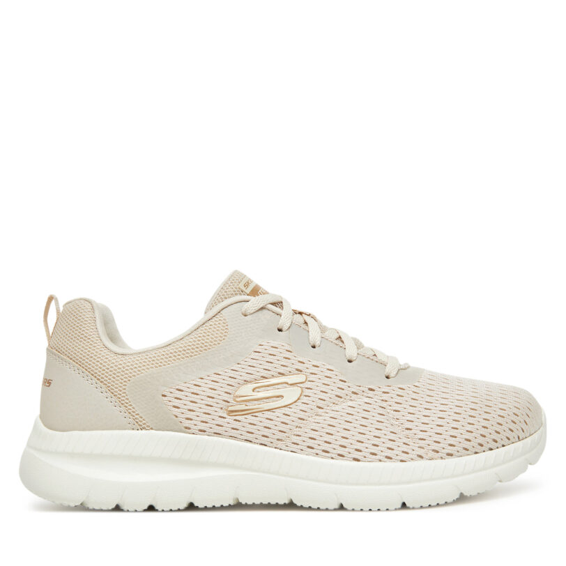 Сникърси Skechers BOUNTIFUL 12607 NAT Бежов цвят на ниска цена