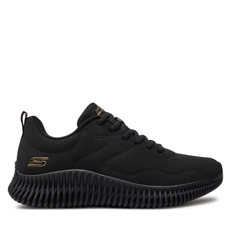 Сникърси Skechers Bobs Geo-How Marvelous 117422/BBK Черен цвят на ниска цена