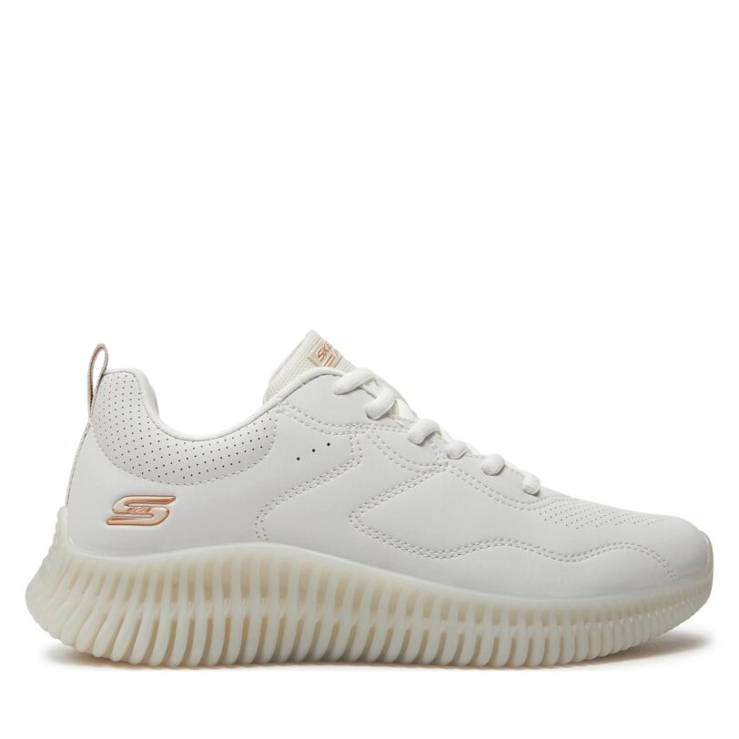 Сникърси Skechers Bobs Geo-How Marvelous 117422/OFWT Бял цвят на ниска цена