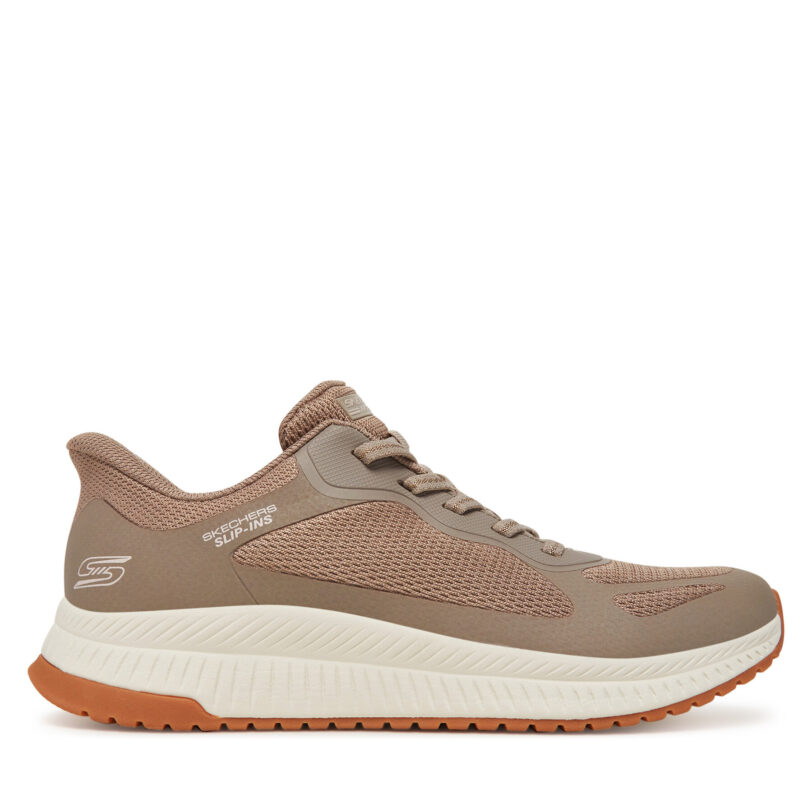 Сникърси Skechers Bobs Squad 4-Staple Look 117624/TPE Бежов цвят на ниска цена