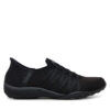 Сникърси Skechers Breathe Easy - Roll With Me 100593/BBK Черен цвят на ниска цена