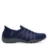 Сникърси Skechers Breathe Easy - Roll With Me 100593/NVY Тъмносин цвят на ниска цена
