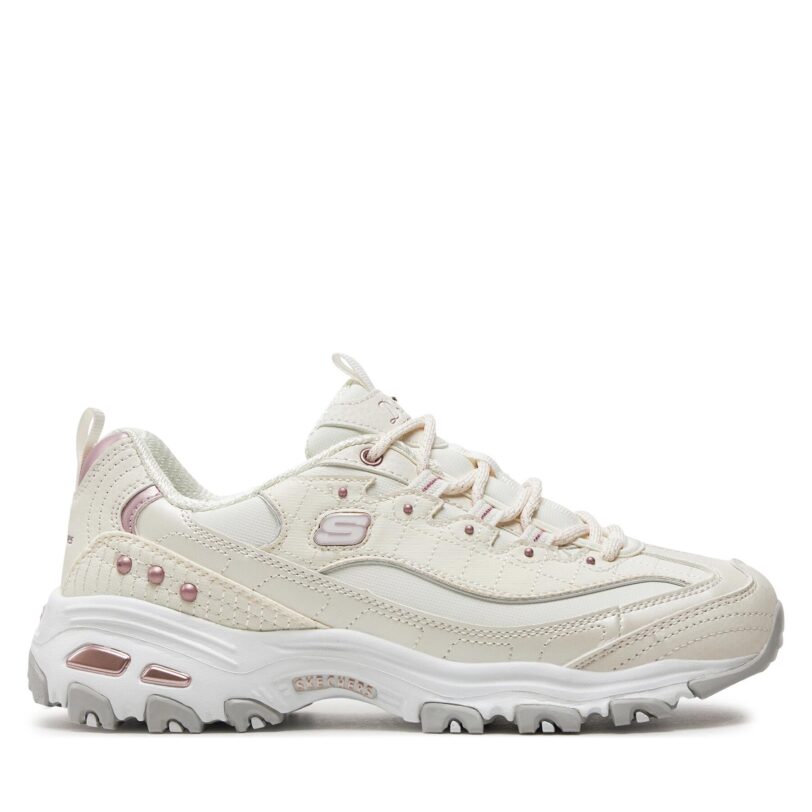 Сникърси Skechers D'Lites-Ladies Night 149267/WLV Бял цвят на ниска цена