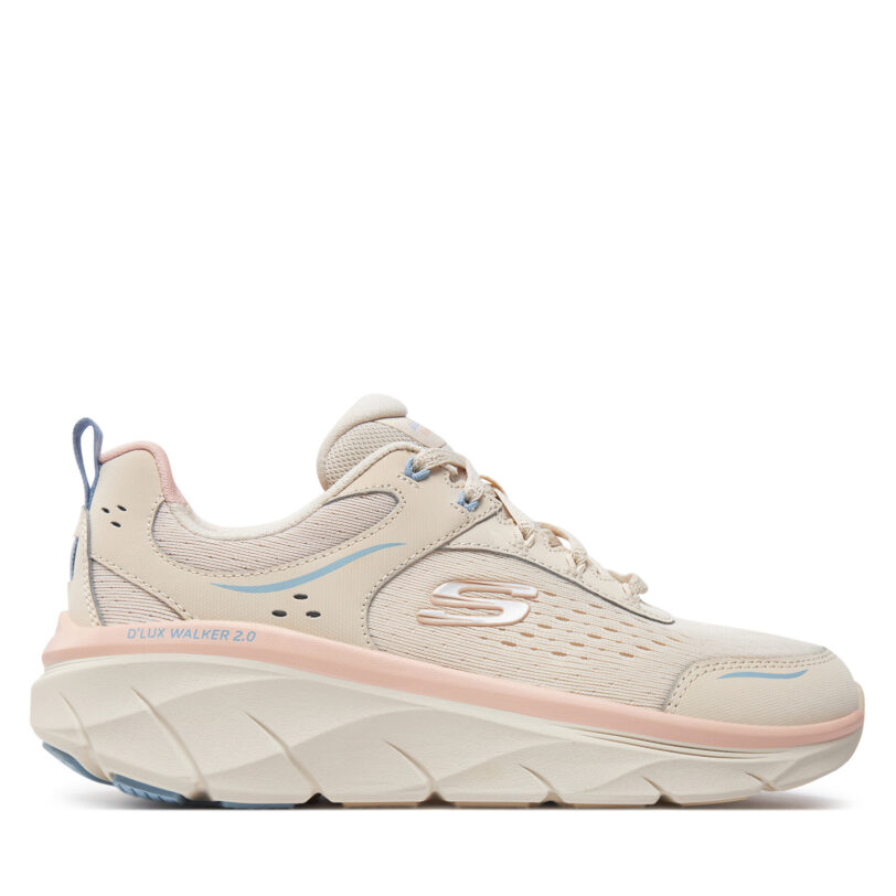 Сникърси Skechers D'Lux Walker 2.0-Daisy Doll 150093/NTMT Бежов цвят на ниска цена