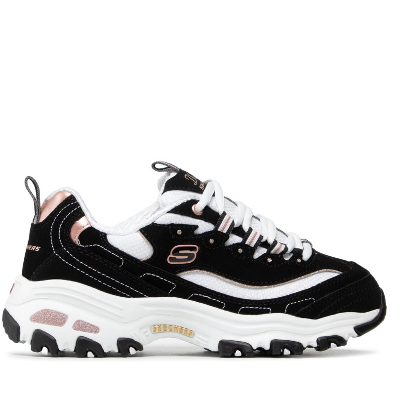 Сникърси Skechers Devoted Fan 13154/BKRG Черен цвят на ниска цена
