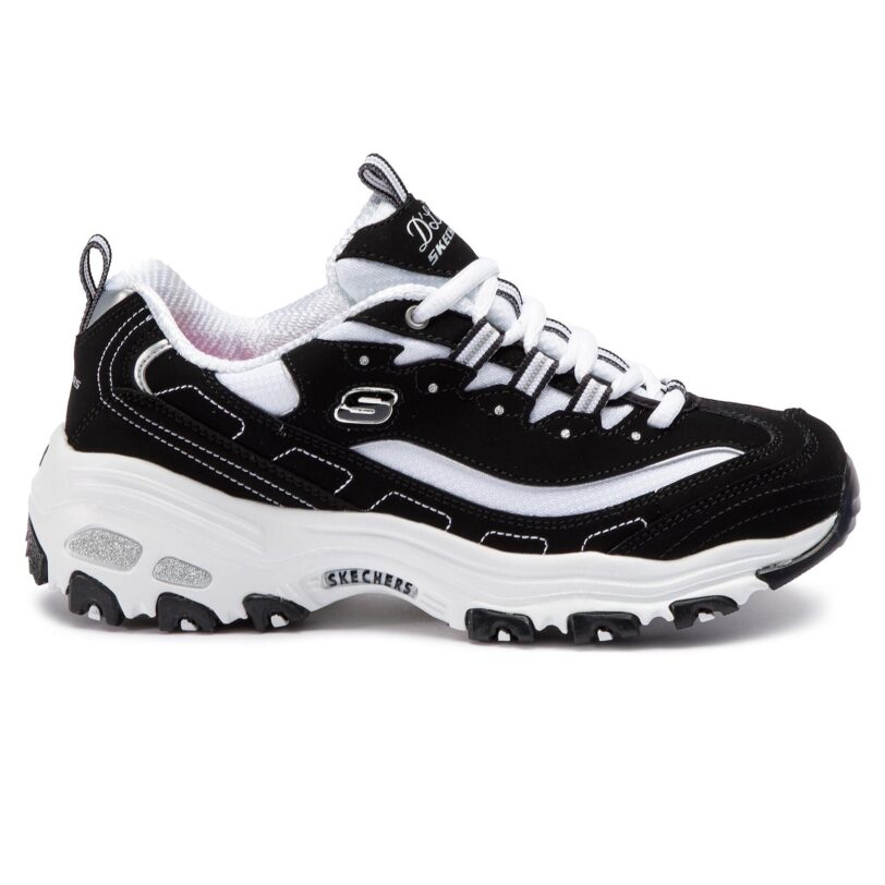 Сникърси Skechers D'lites Biggest Fan 11930/BKW Черен цвят на ниска цена