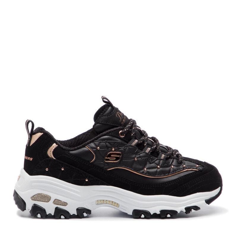 Сникърси Skechers D'lites Glamour Feels 13087/BKRG Черен цвят на ниска цена