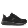 Сникърси Skechers Fallford 58363/BBK Черен цвят на ниска цена