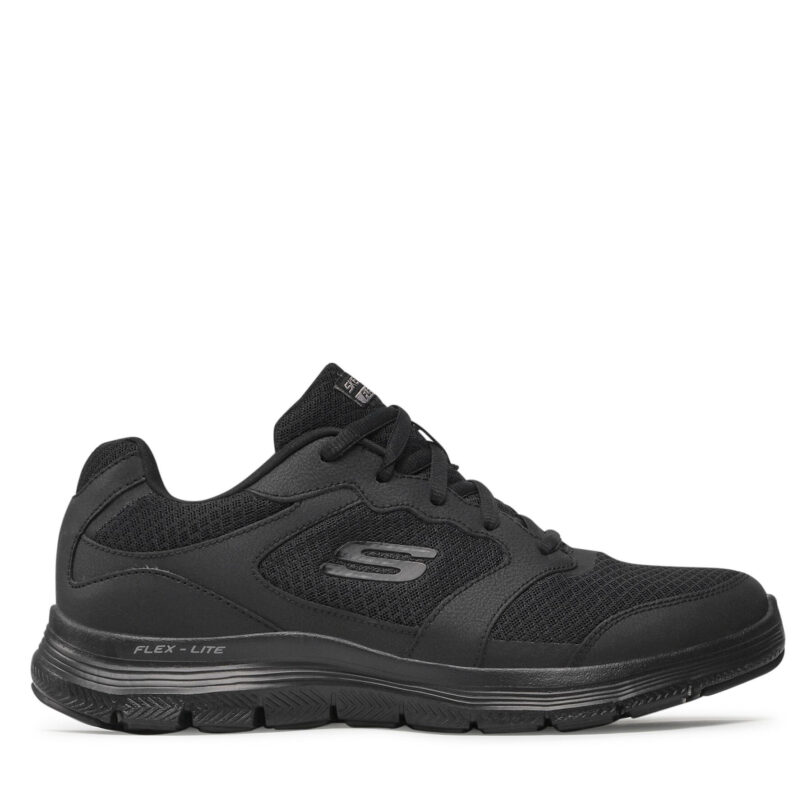 Сникърси Skechers Flex Advantage 4.0 232225/BBK Черен цвят на ниска цена