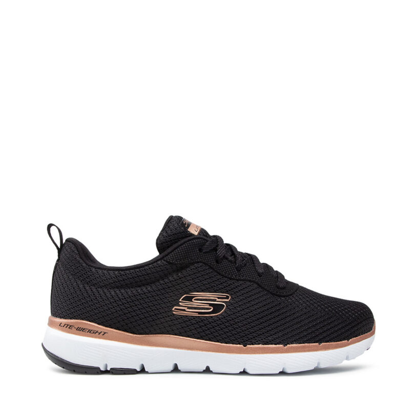 Сникърси Skechers Flex Appeal 3.0 13070/BKRG Черен цвят на ниска цена