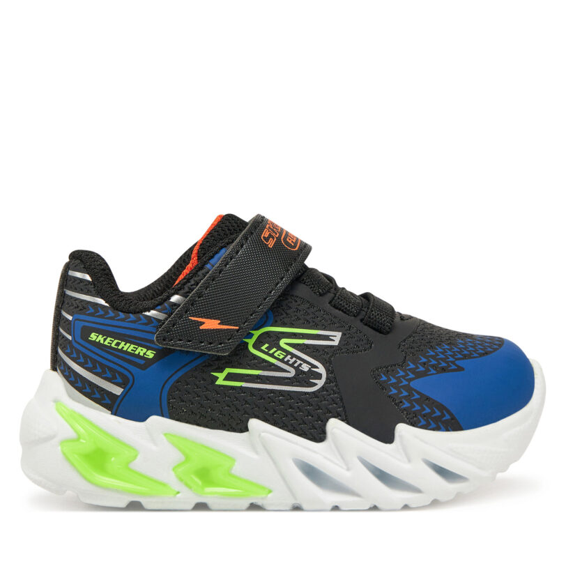 Сникърси Skechers Flex-Glow Bolt 400138N/BKBL Черен цвят на ниска цена