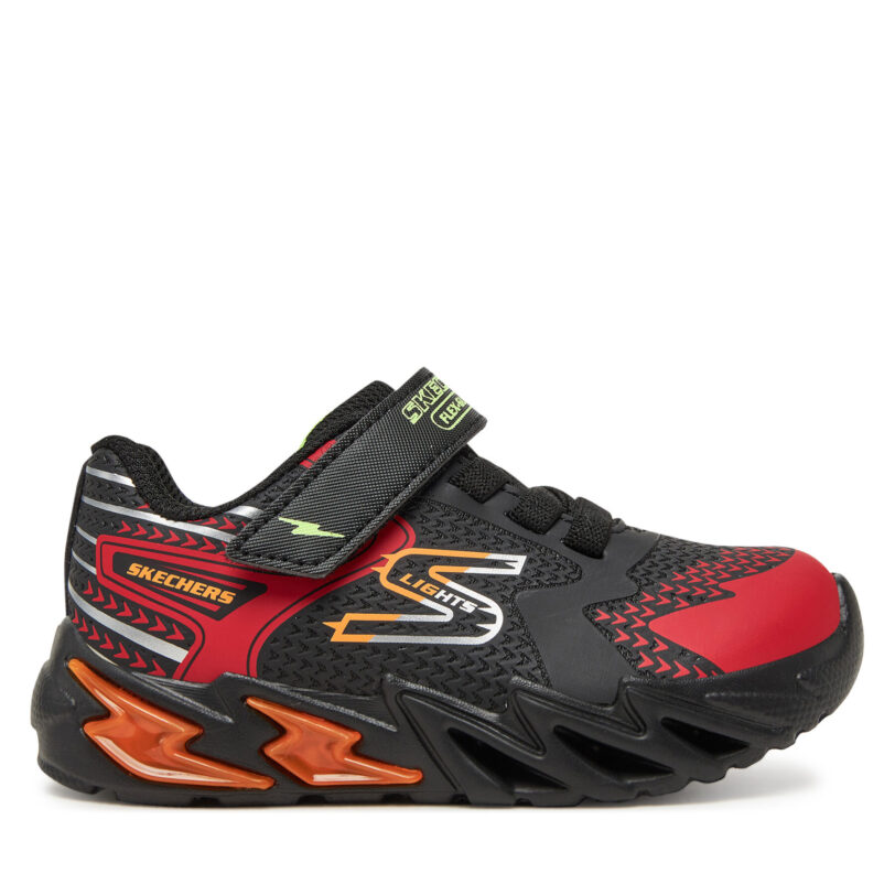 Сникърси Skechers Flex-Glow Bolt- 400138N/BKRD Черен цвят на ниска цена