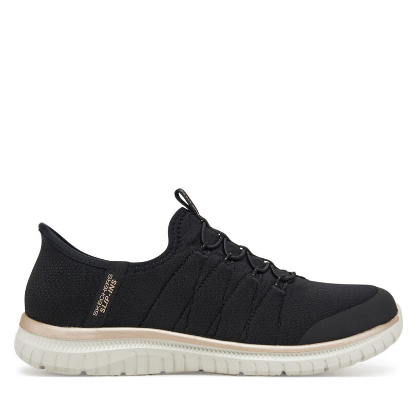 Сникърси Skechers GO WALK Anywhere - Vivi 104426/BKRG Черен цвят на ниска цена