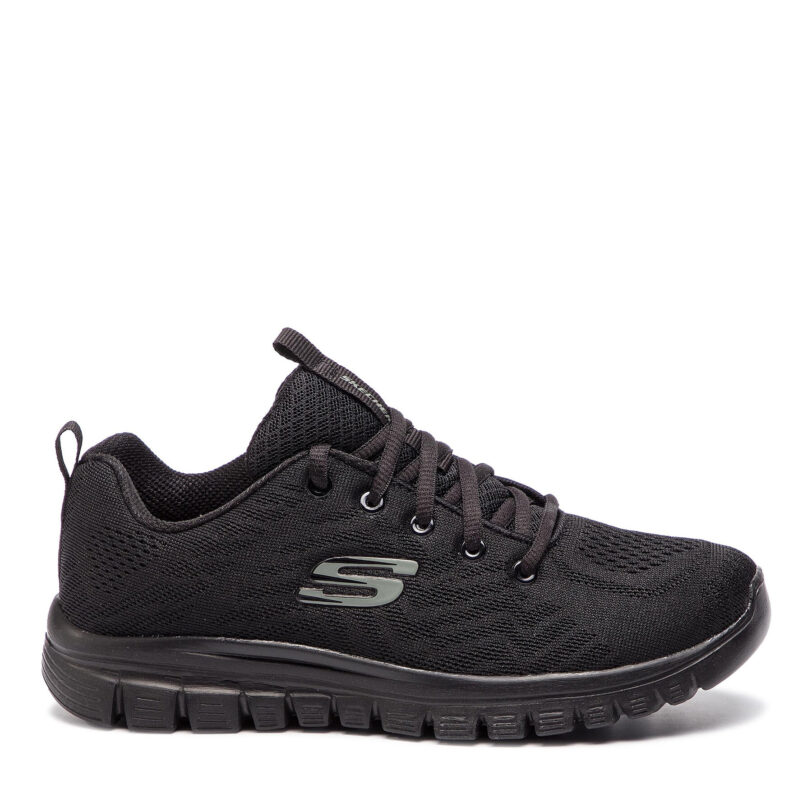 Сникърси Skechers Get Connected 12615/BBK Черен цвят на ниска цена