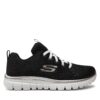 Сникърси Skechers Get Connected 12615/BKW Черен цвят на ниска цена