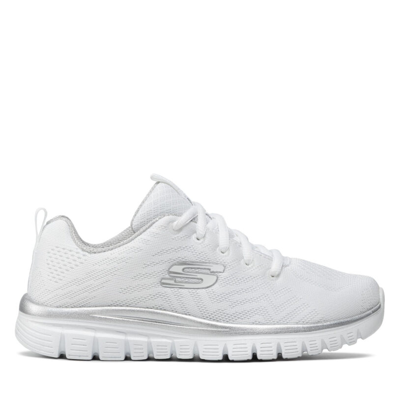 Сникърси Skechers Get Connected 12615/WSL Бял цвят на ниска цена