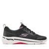 Сникърси Skechers Go Walk Arch Fit 124868/BKHP Черен цвят на ниска цена