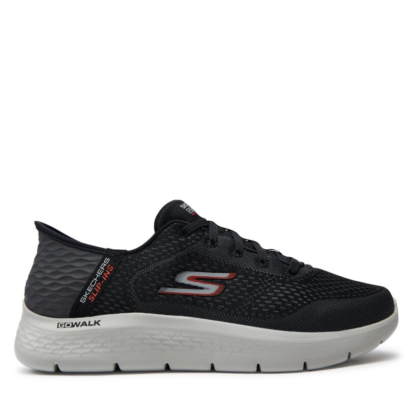 Сникърси Skechers Go Walk Flex-New World 216505/BKOR Черен цвят на ниска цена