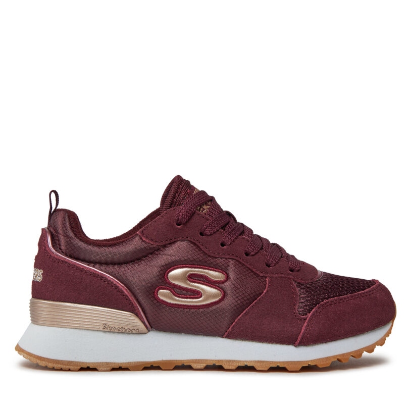 Сникърси Skechers Goldn Gurl 111/BURG Бордо цвят на ниска цена