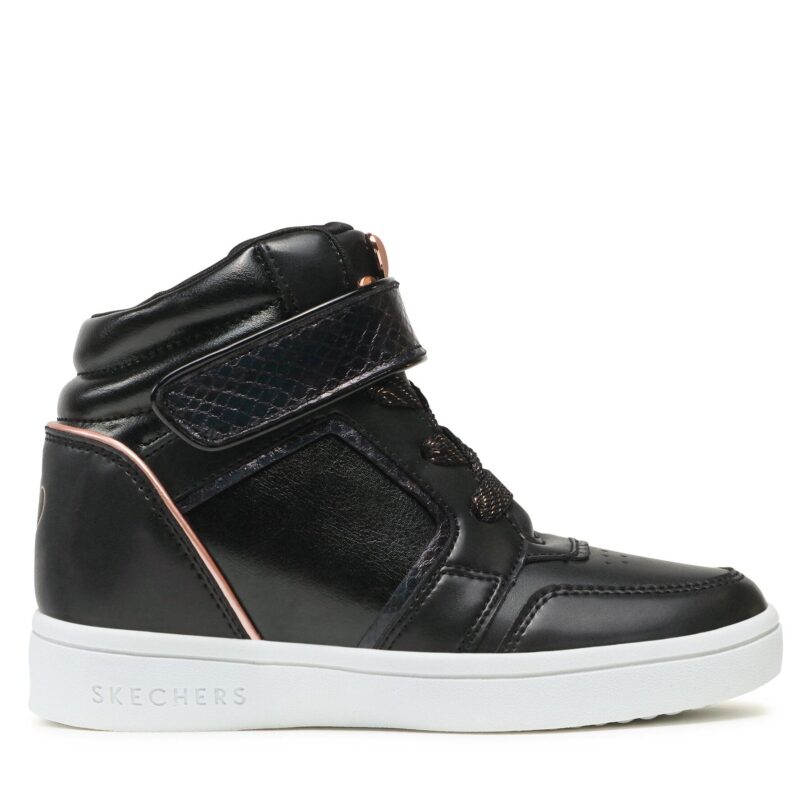 Сникърси Skechers Hidden Star Hearts Shine 310303L/BKRG Черен цвят на ниска цена