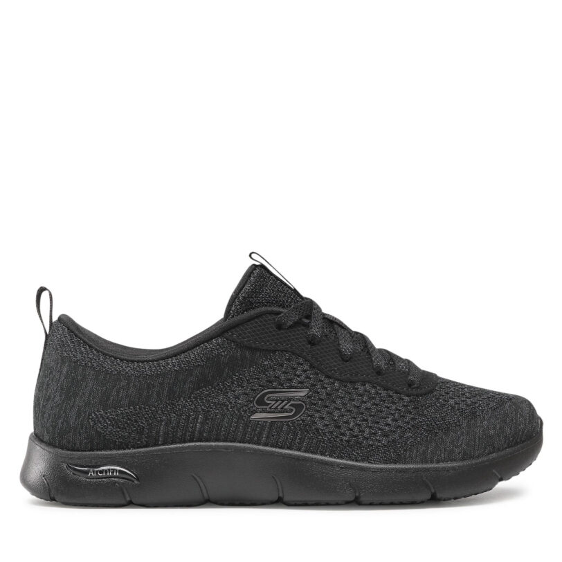 Сникърси Skechers Lavish Wish 104272/BBK Черен цвят на ниска цена