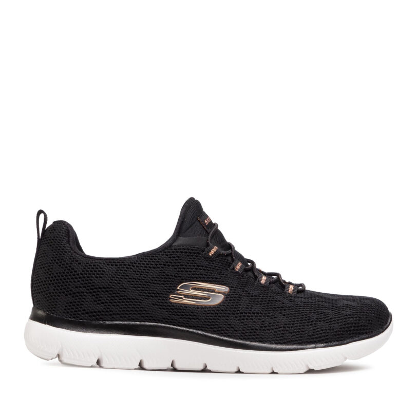 Сникърси Skechers Leopard Spot 149037/BKRG Черен цвят на ниска цена