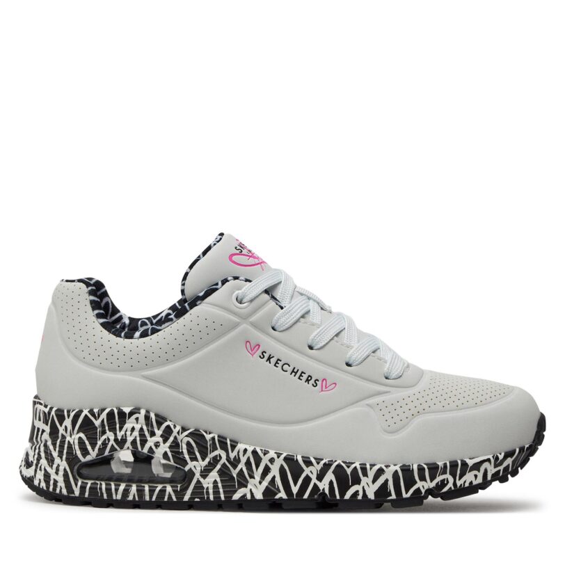 Сникърси Skechers Loving Love 155506/WBK Бял цвят на ниска цена