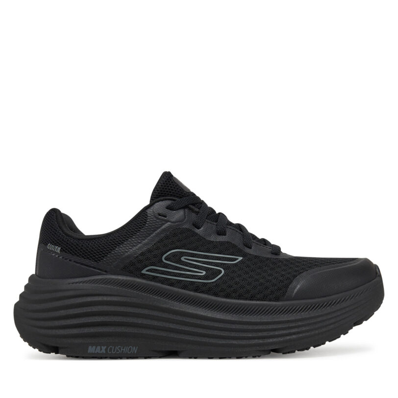 Сникърси Skechers Max Cushioning Endea 129470/BBK Черен цвят на ниска цена