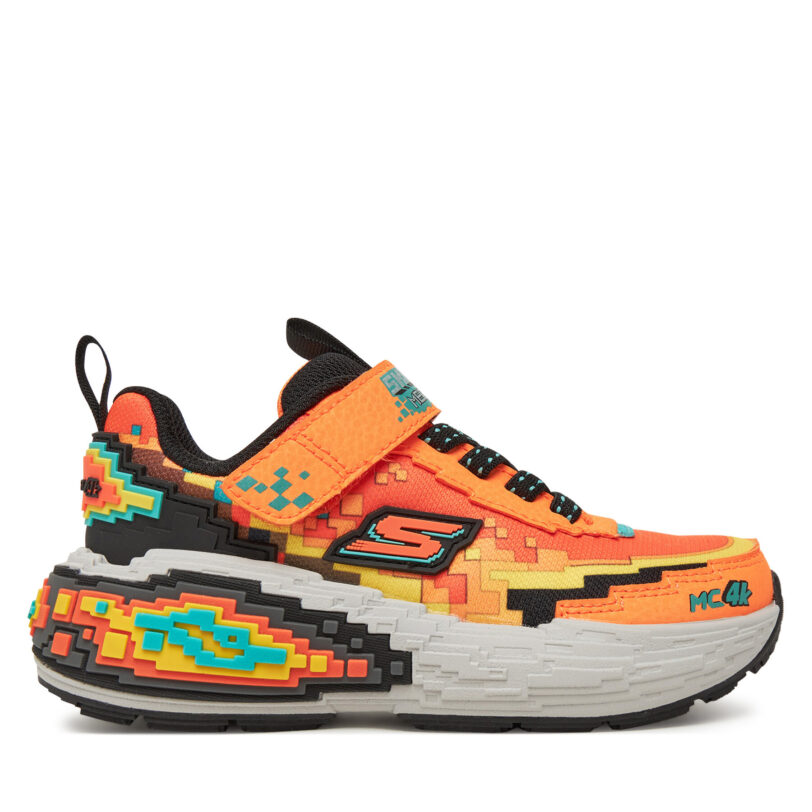 Сникърси Skechers Mega-Craft 4K- 402160L/ORBK Оранжев цвят на ниска цена