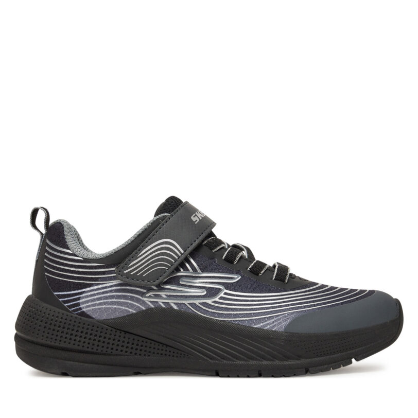 Сникърси Skechers Microspec Advance- 403926L/BKSL Черен цвят на ниска цена