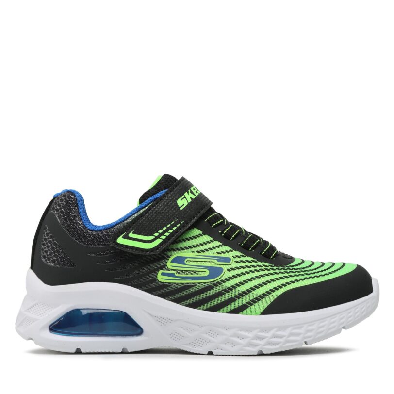 Сникърси Skechers Microspec Max II 403930L/BBLM Черен цвят на ниска цена