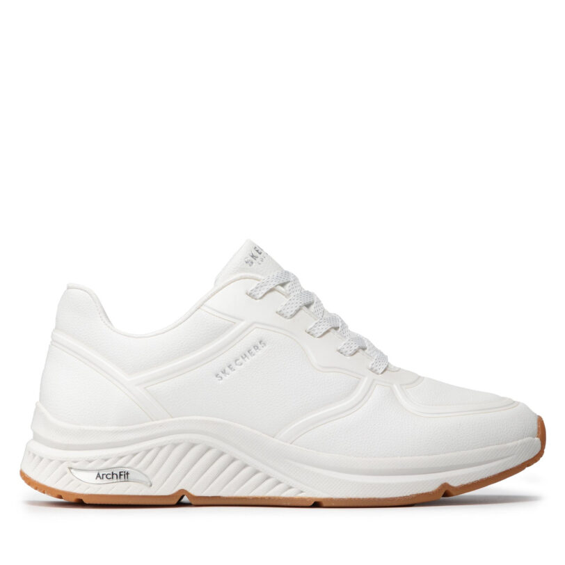 Сникърси Skechers Mile Makers 155570/WHT Бял цвят на ниска цена