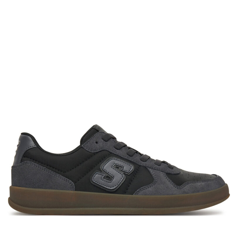 Сникърси Skechers New Wave Cup-Calven 210961/BKGY Черен цвят на ниска цена