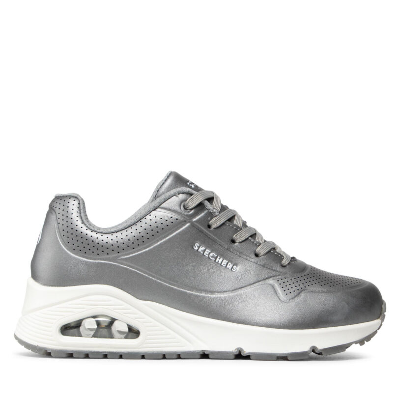Сникърси Skechers Rose Bold 73691/GUN Сребрист цвят на ниска цена