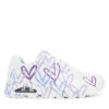 Сникърси Skechers Skechers x Jgoldcrown Uno-Spread The Love 155507/WLPR Бял цвят на ниска цена