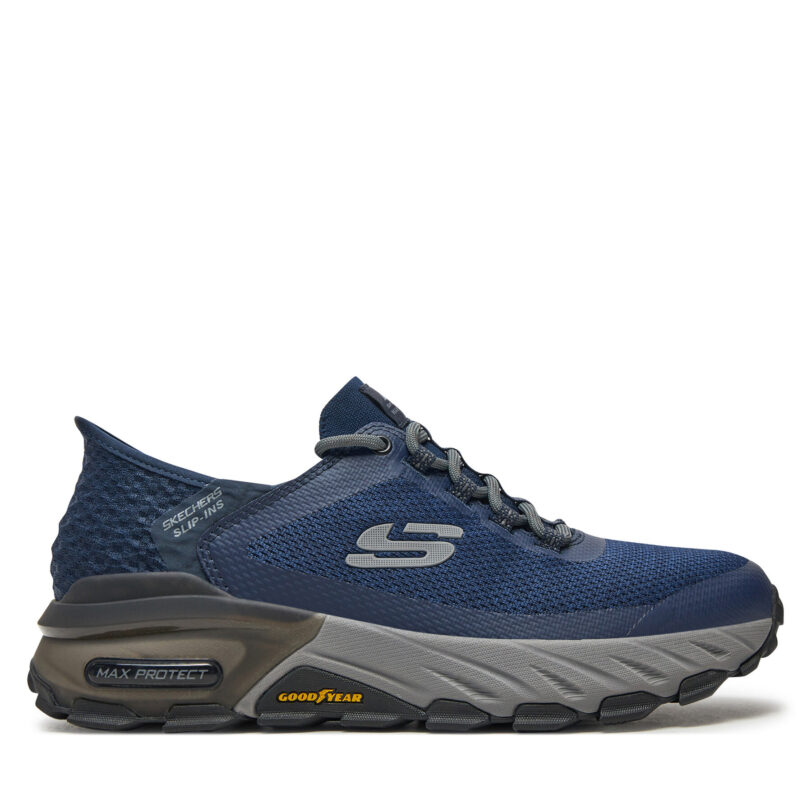 Сникърси Skechers Slip-ins: Max Protect - Assembly 237309/NVY Тъмносин цвят на ниска цена