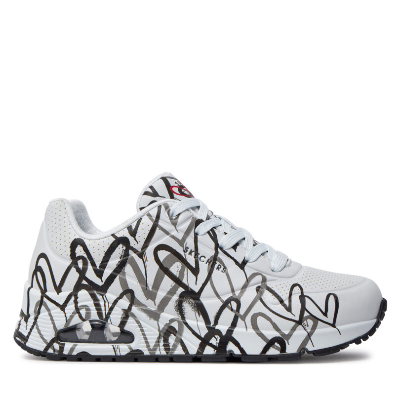 Сникърси Skechers Spread The Love 155507/WBGY Бял цвят на ниска цена