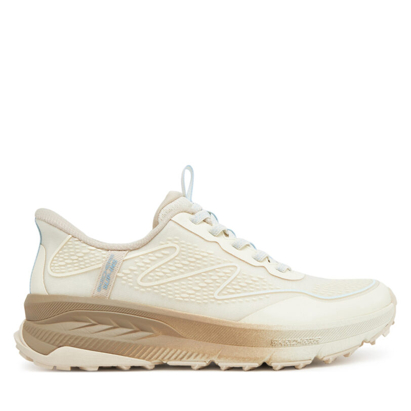 Сникърси Skechers Switch Back - Mist 180157/NAT Кафяв цвят на ниска цена
