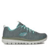 Сникърси Skechers Twisted Fortune 12614/GYMN Сив цвят на ниска цена