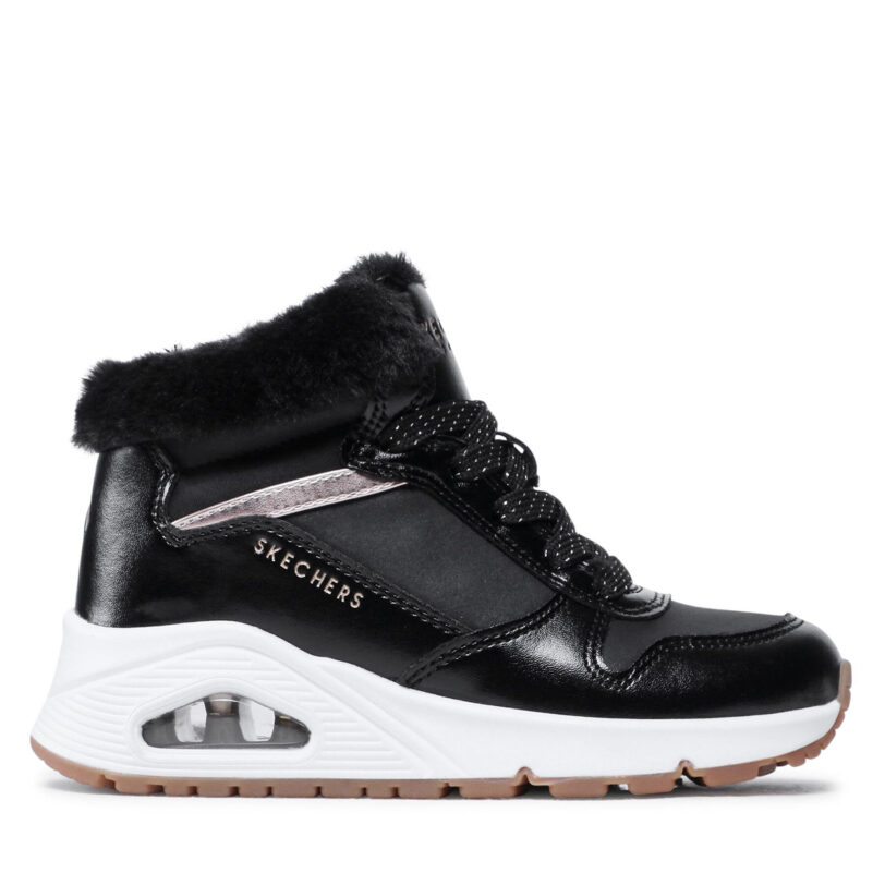 Сникърси Skechers Uno Cozy On Air 310518L/BKRG Черен цвят на ниска цена