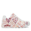 Сникърси Skechers Uno - Dripping In Love 155507/WCRL Бял цвят на ниска цена