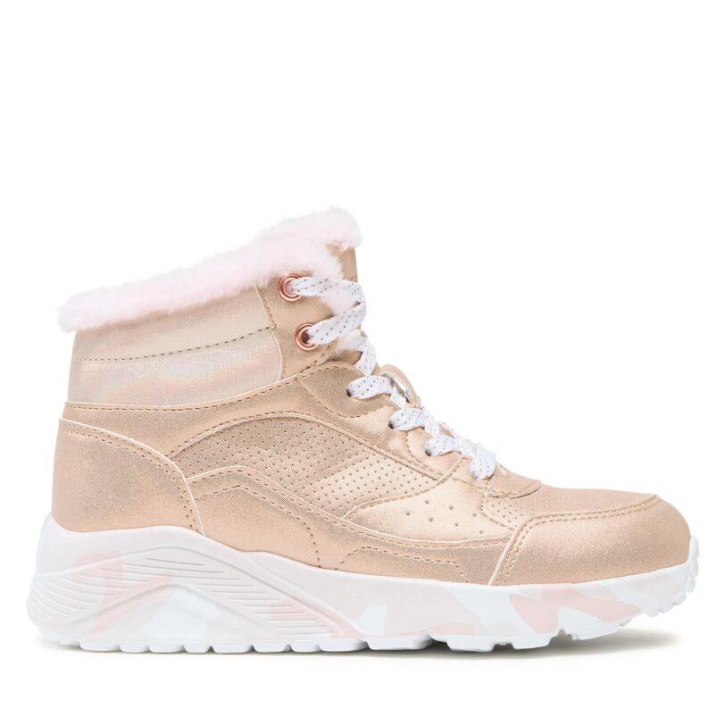Сникърси Skechers Uno Lite Camo Dazzle 310485L/GDPK Златист цвят на ниска цена