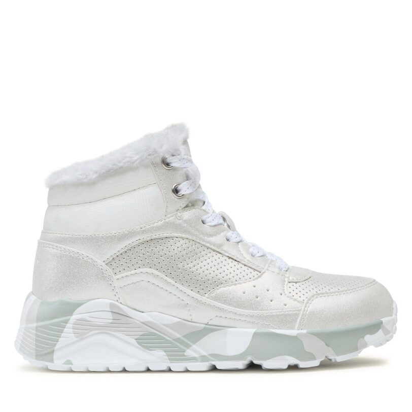 Сникърси Skechers Uno Lite Camo Dazzle 310485L/SLGY Сребрист цвят на ниска цена