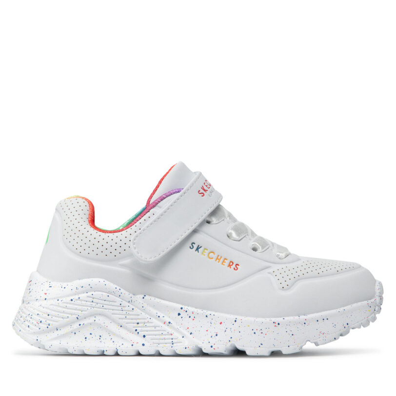 Сникърси Skechers Uno Lite Rainbow Specks 310457L/WMLT Бял цвят на ниска цена